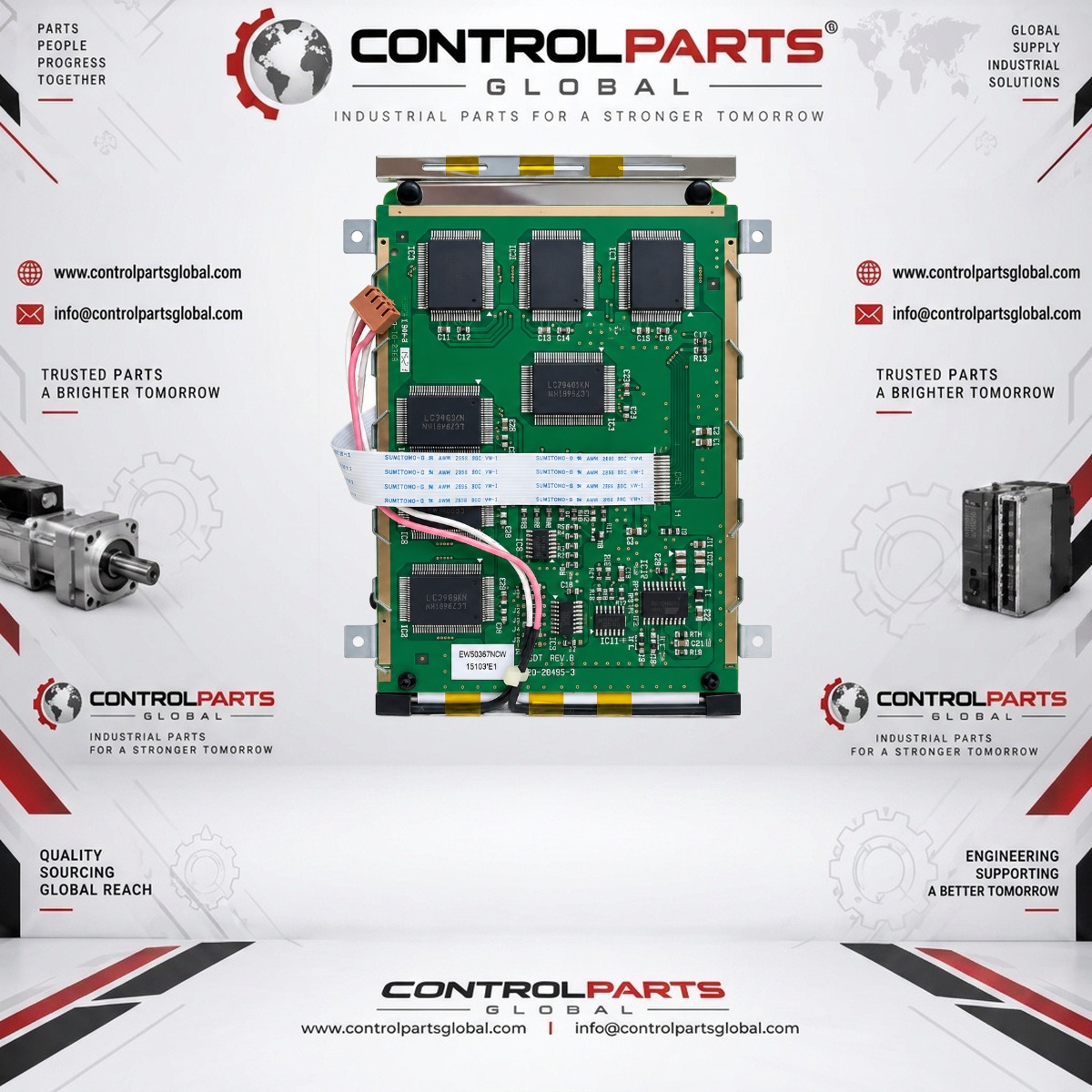 ControlParts Global EW50367NCW — Heidelberg Industrial Display Screen, HMI — ControlParts Global