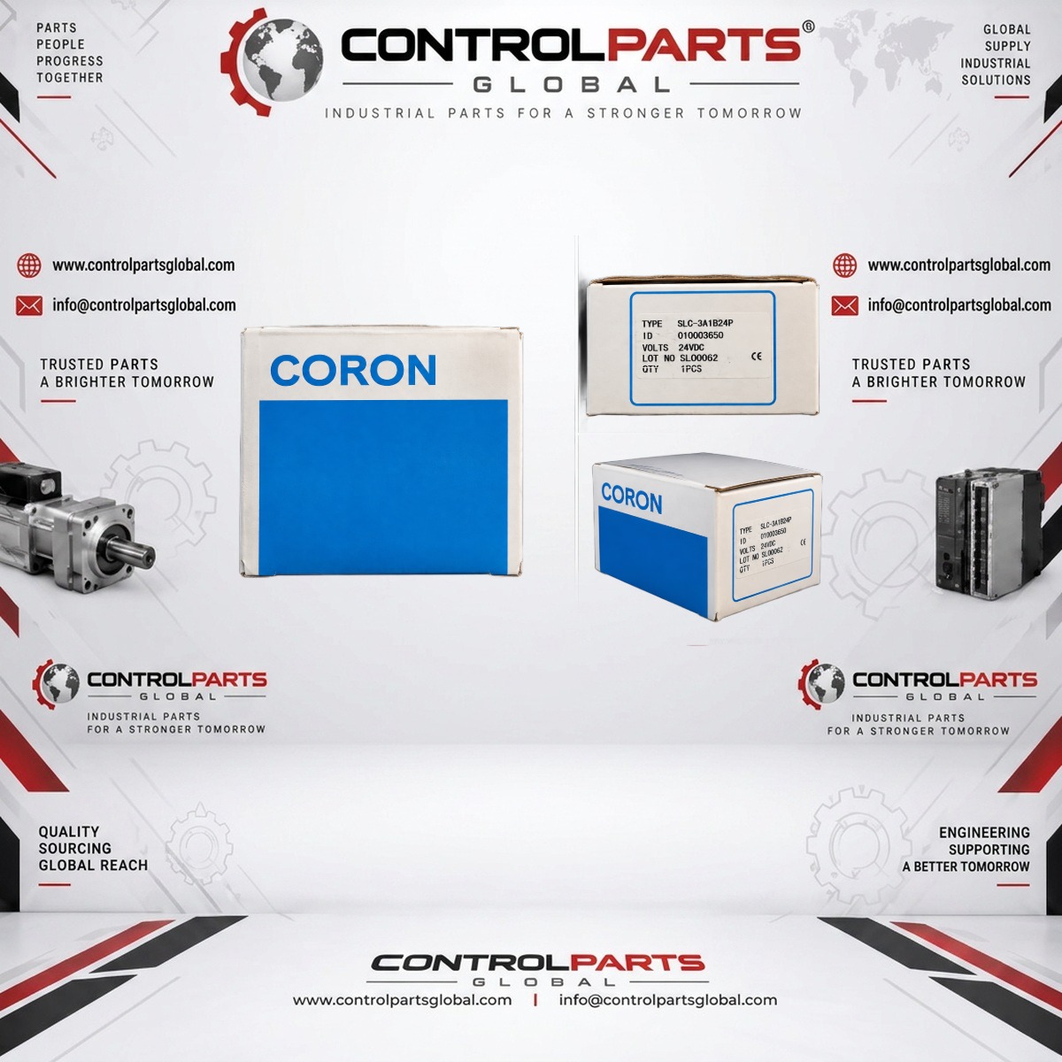 CORON SLC-3A1B24P — CORON SLC-3A1B24P Safety Relay 24 VDC, Electrical Control