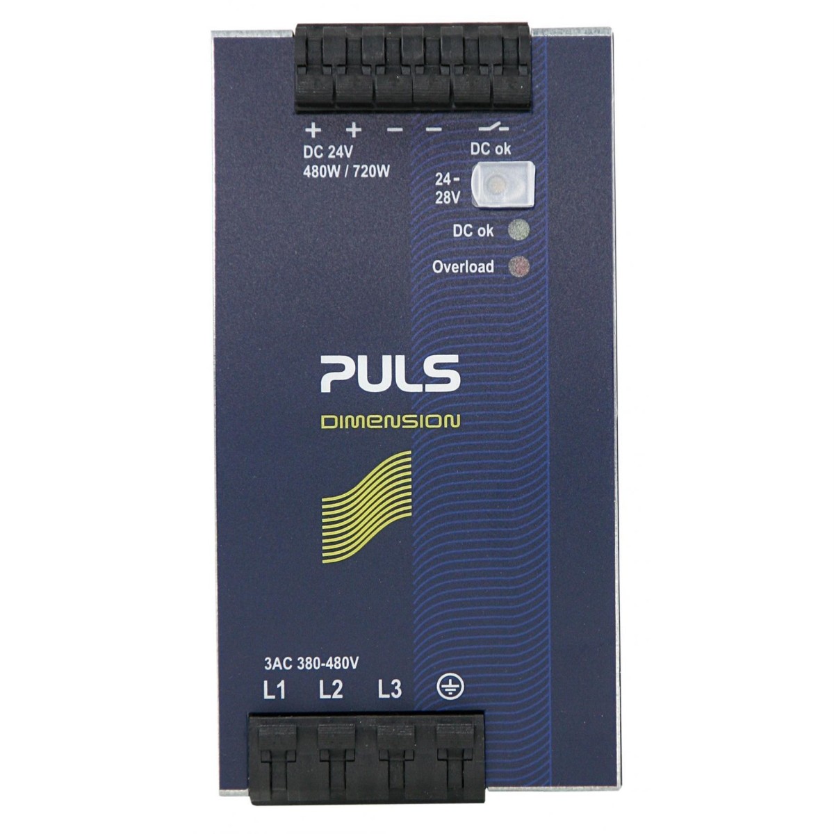 ControlParts Global QT20.241 | 480W, 24V, 20A 3-phase DIN rail power supply