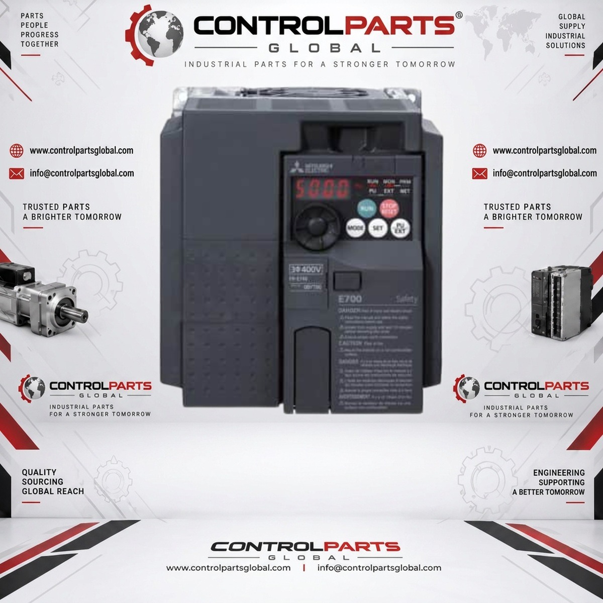Mitsubishi Electric FR-E740-3.7K — FREQROL-E700 Inverter 3.7 kW, Drives