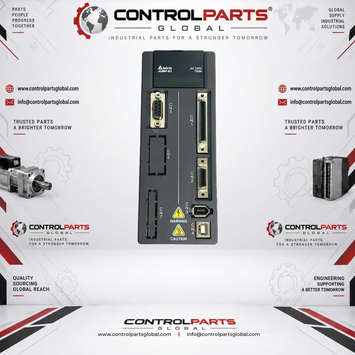 Delta ASD-A2-0721-L — ASDA-A2 Servo Drive 750 W, Motion Control