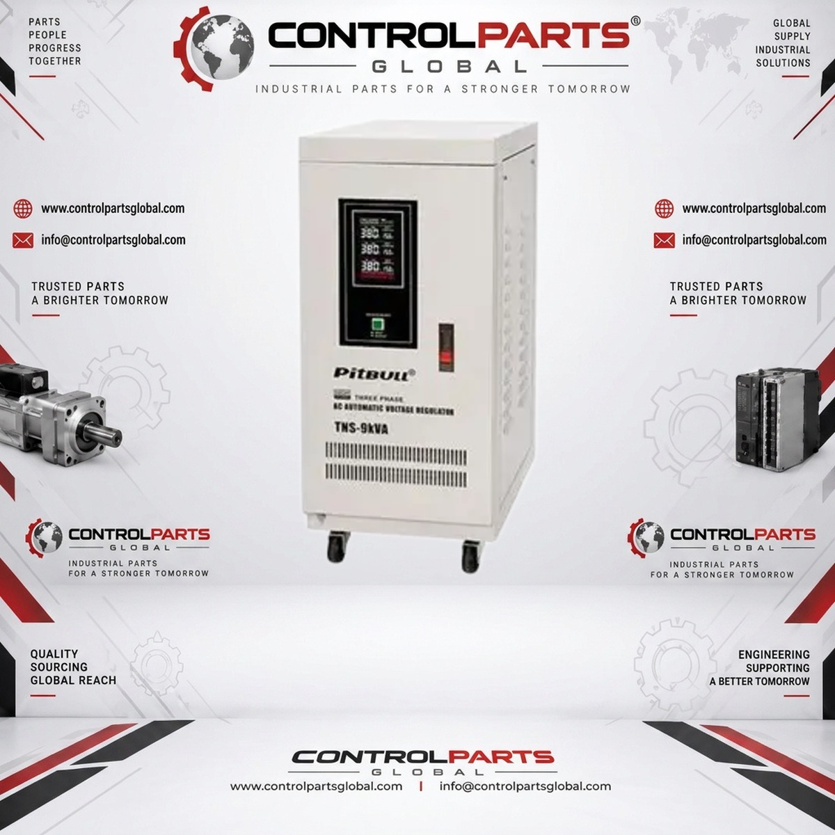 ControlParts Global CPG-STV-3PH-100 — Three Phase Static Voltage Stabilizer 100 kVA, Voltage Stabilizers