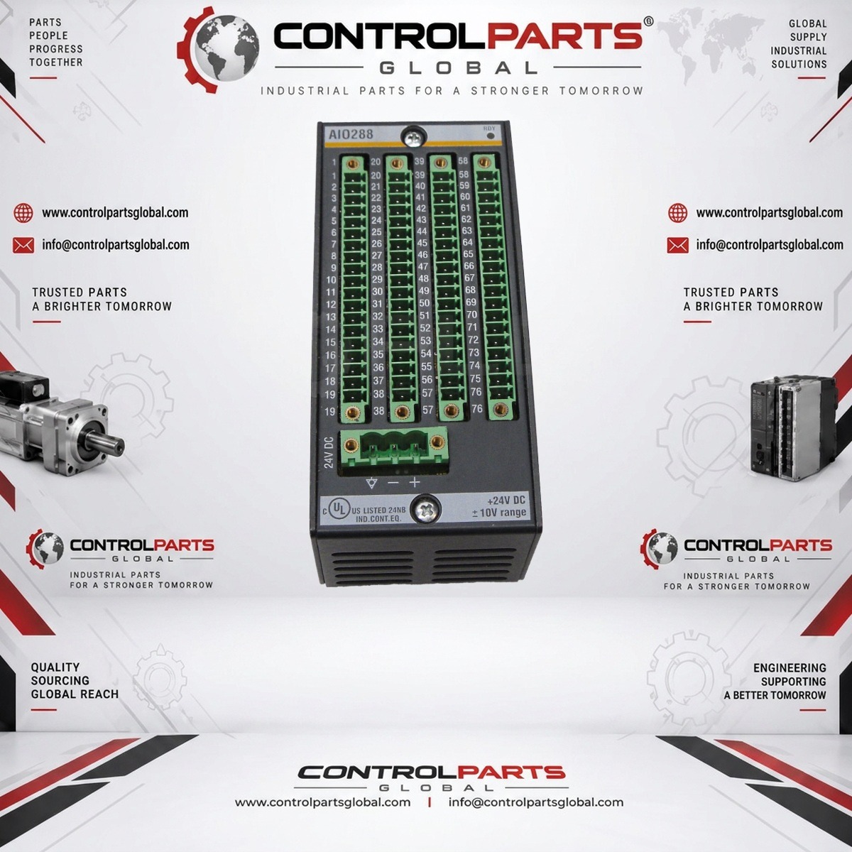 ControlParts Global bachmann AI0288/1 — Analog Input/Output Module, Automation — ControlParts Global