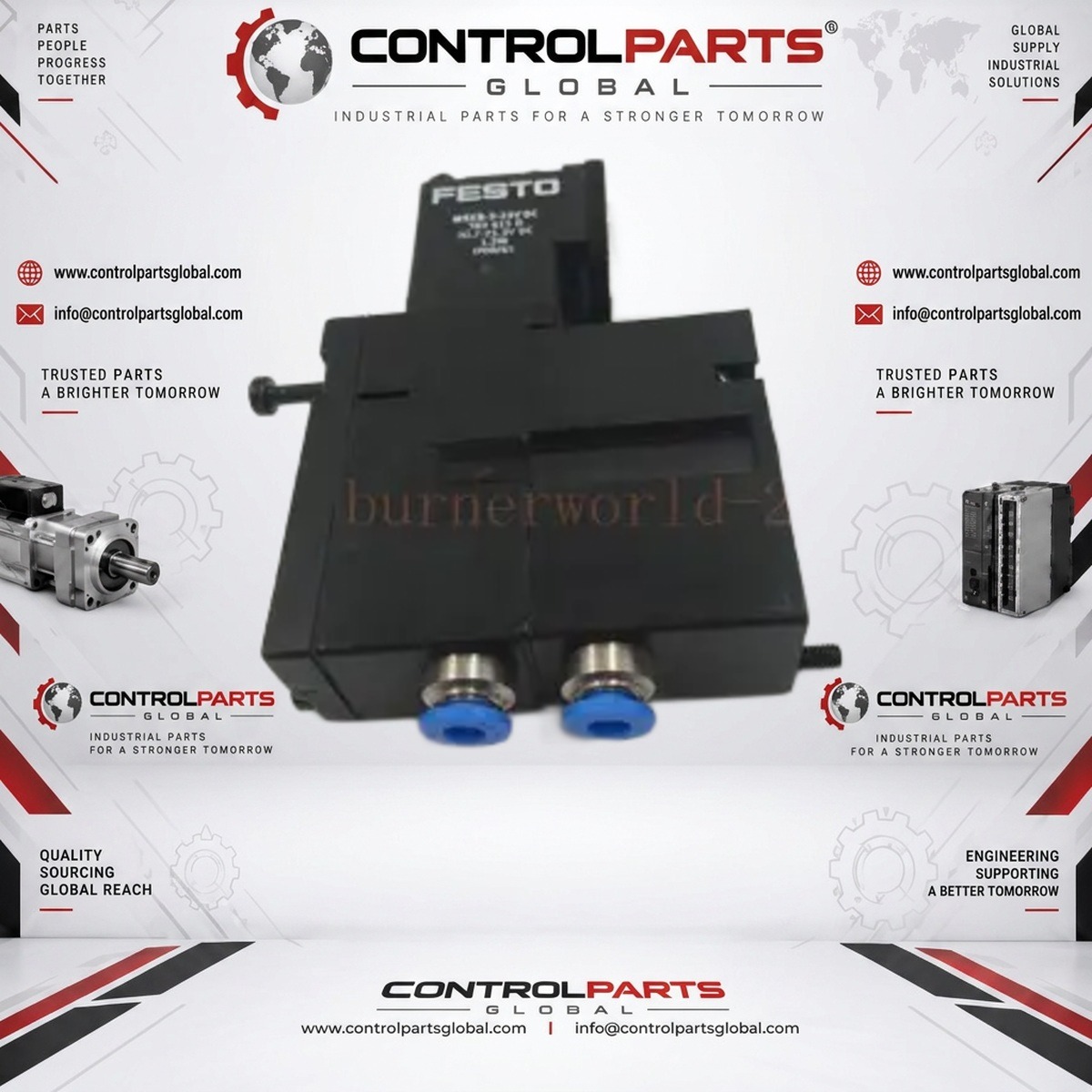 Festo M2.184.1111 — Solenoid 4/2 Way Valve, Machine Parts — ControlParts Global
