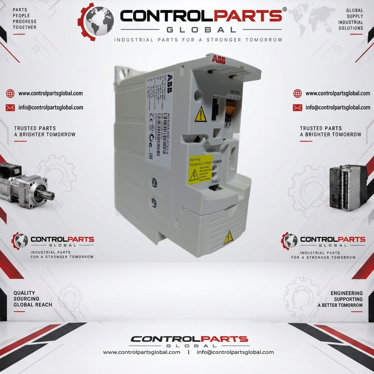 ABB ACS355-03E-07A3-4 — ACS355 Machinery Drive 3 kW, Drives