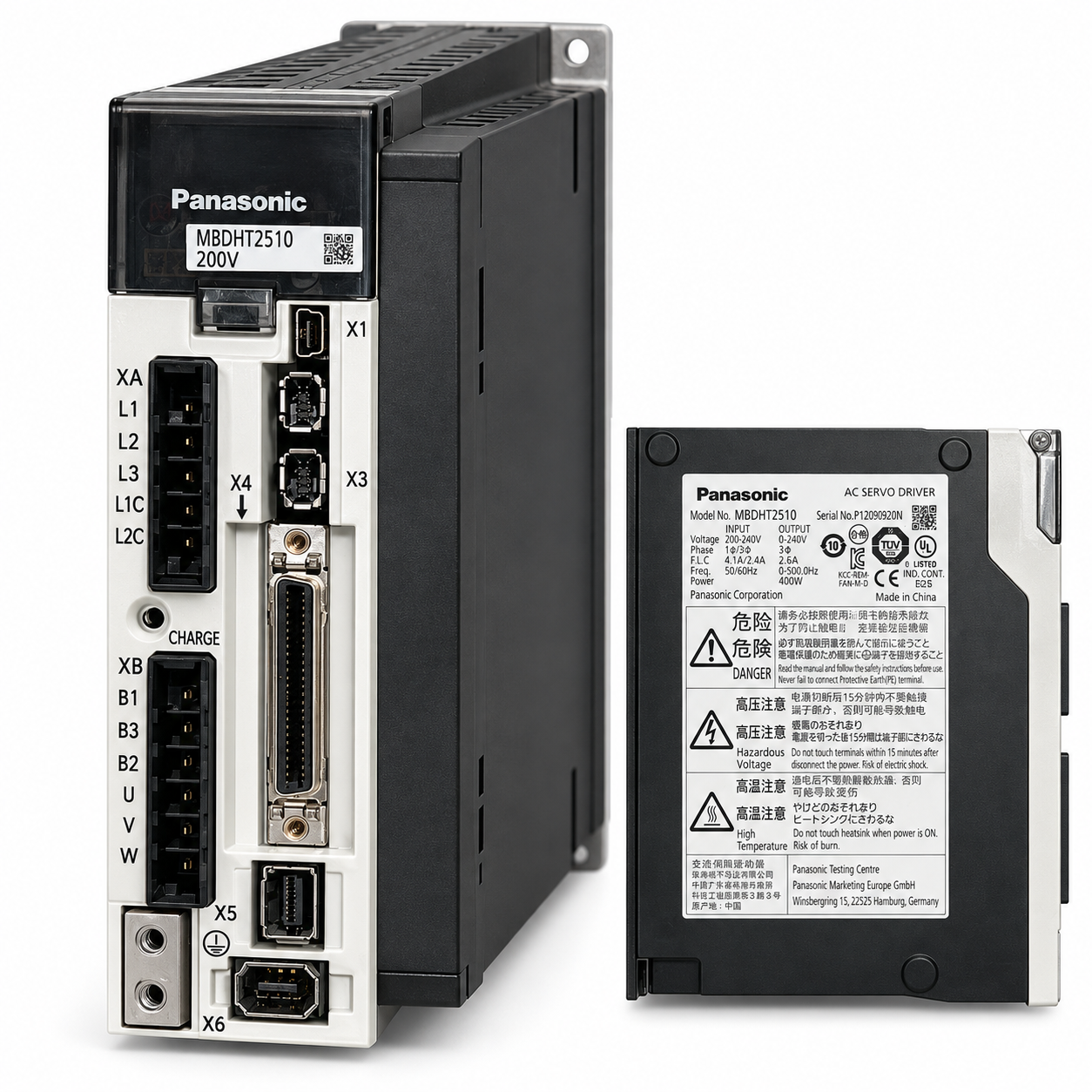 Panasonic MBDHT2510 — Panasonic MINAS A5 AC Servo Driver 400W – MBDHT2510, Motion Control