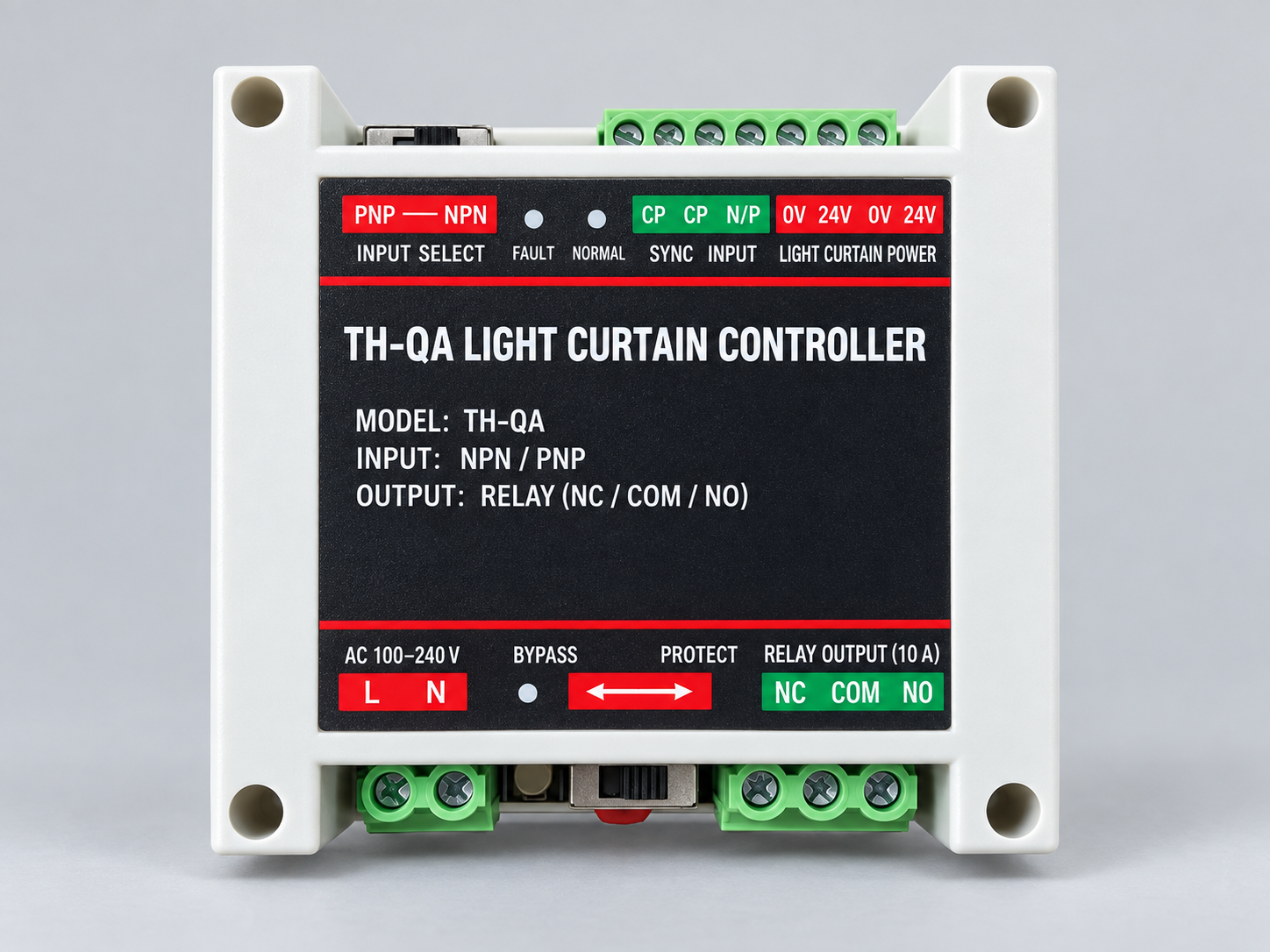 ControlParts Global TH-QA — TH-QA Light Curtain Controller – NPN/PNP Input, Automation